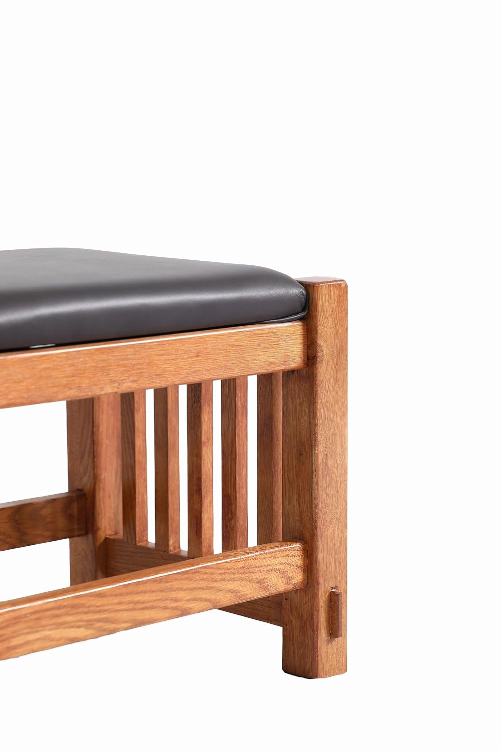 Mission Oak Foot Stool with Sp - Outdoor Furniture Wood ulasan dan harga