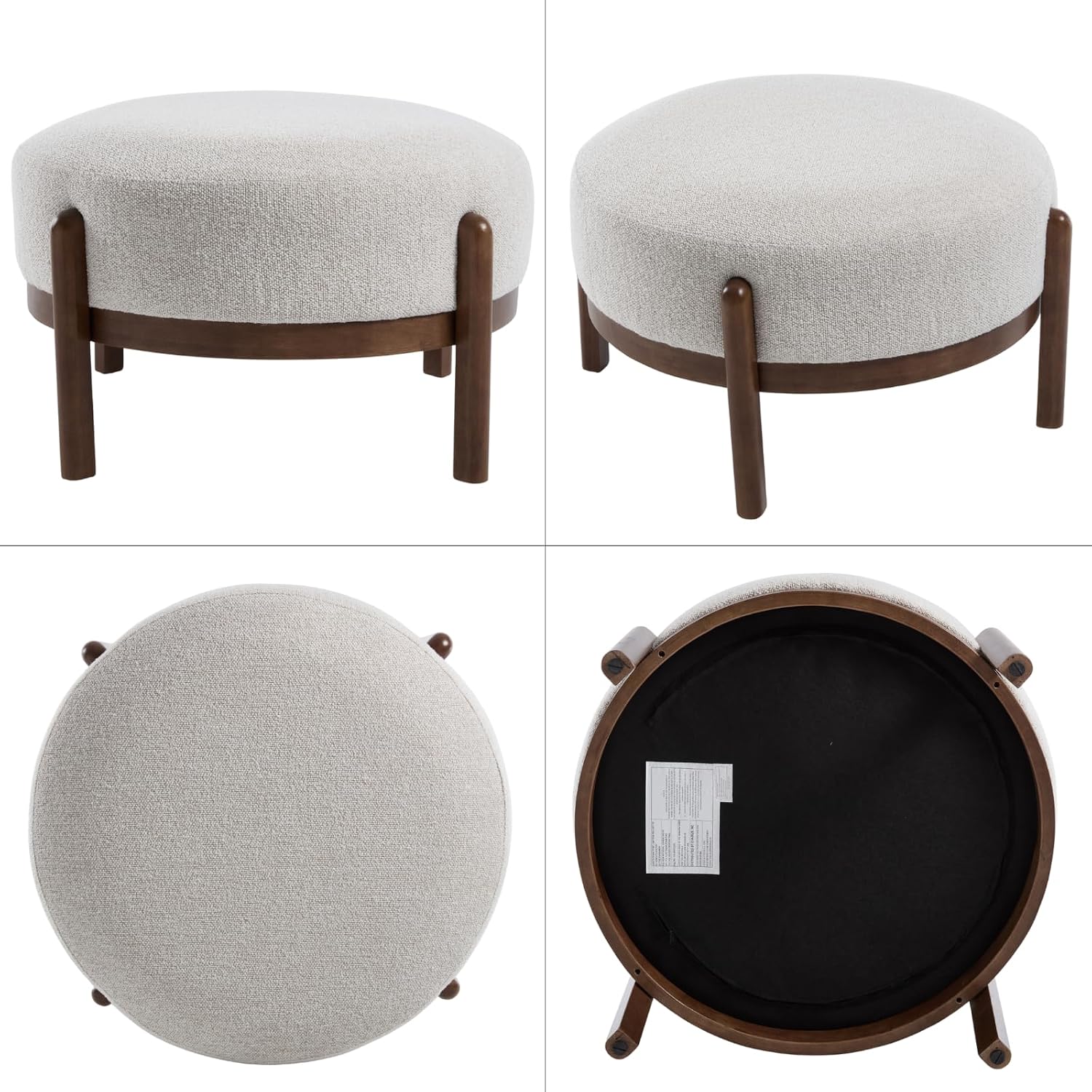 Sherpa Fabric Ottoman Bench wi - Outdoor Furniture Wood ulasan dan harga