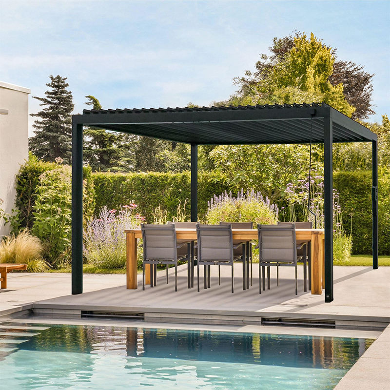 Customized Modern Style Open A - Outdoor Furniture Metal ulasan dan harga