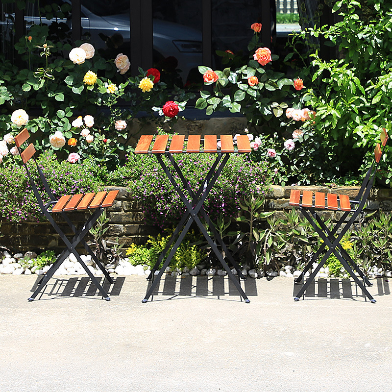Foldable Solid Wood Coffee Tab - Outdoor Furniture Metal Chairs ulasan dan harga