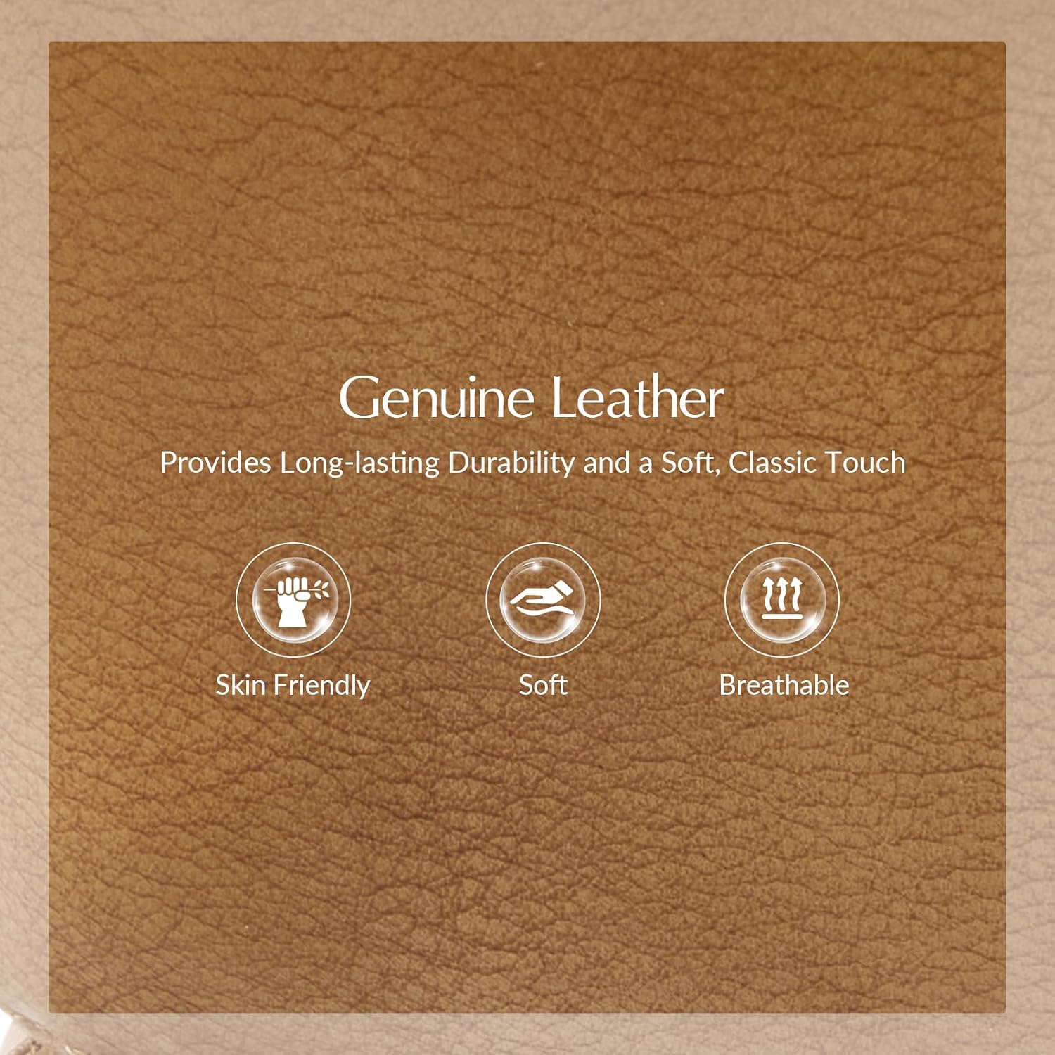 Genuine Leather Ottoman Coffee - Outdoor Furniture Wood ulasan dan harga