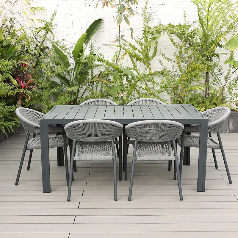Rattan Dining Chair with Armre - Outdoor Furniture Metal Chairs ulasan dan harga